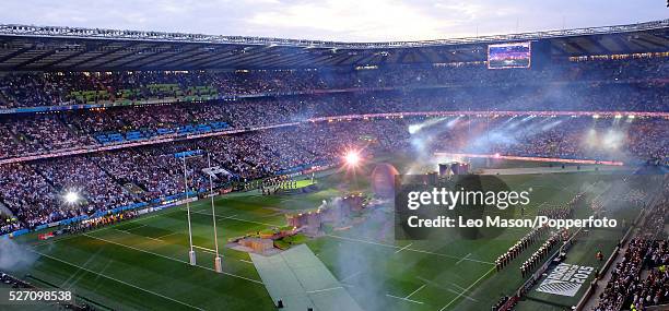 Rugby World Cup at RFU Twickenham UK England v Fiji Opening Ceremony