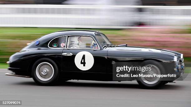 Goodwood Revival meeting Goodwood motor racing circuit UK The Freddie March Memorial race 1950 Aston Martin DB2 "