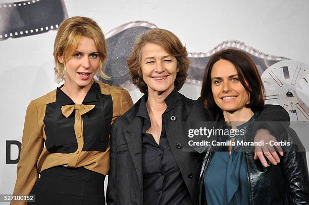 Alina Marazzi, Elena Radonicich and Charlotte Rampling at 7��Rome film Festival Film Festival during the premiere of the film Tutto parla di te