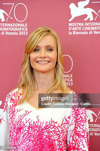 Alexandra finder during the photocall for the film Die frau des polizisten