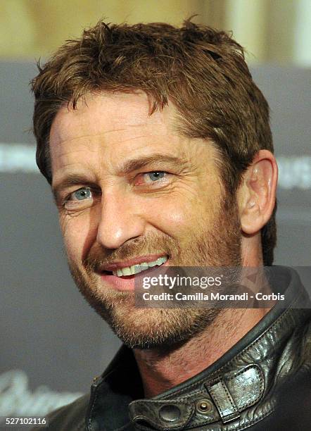 Gerad Butler during the photocall of the film Olympus Has Fallen