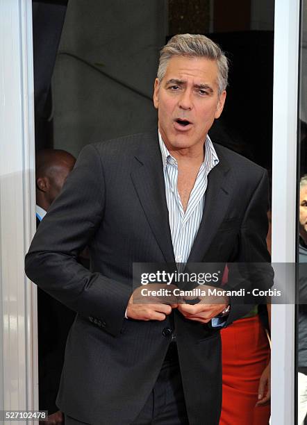 Venice Film Festival George Clooney during the photocall of the film Gravity