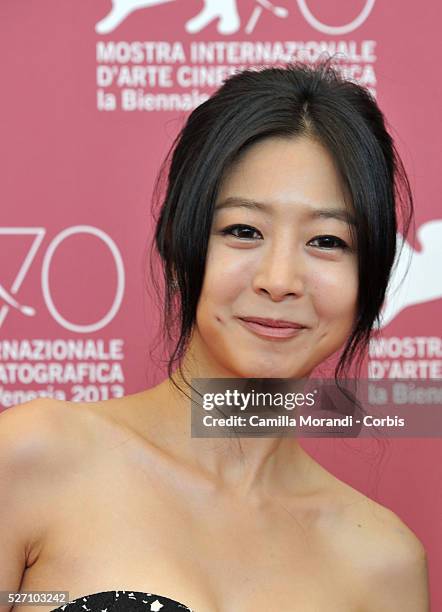 Lee Eun-woo during the photocall of the film Moebius