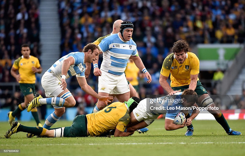 2015 Rugby World Cup RFU Twickenham Stadium London UK Semi-final Argentina v Australia