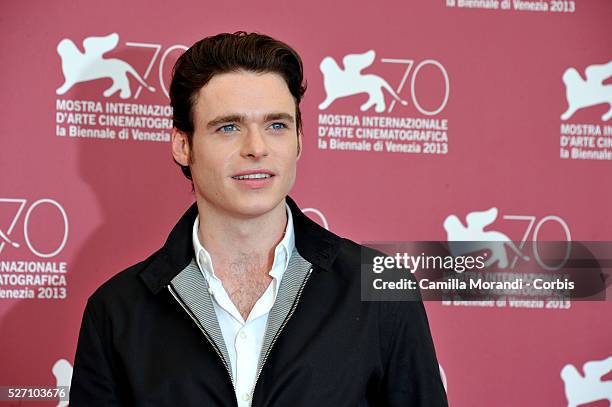 Richard Madden during the photocall of the film Une Promesse