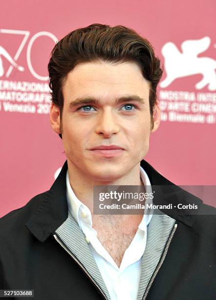 Richard Madden during the photocall of the film Une Promesse