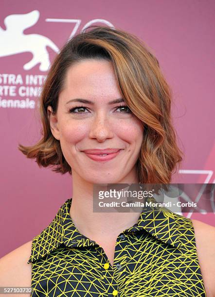 Rebecca Hall during the photocall of the film Une Promesse