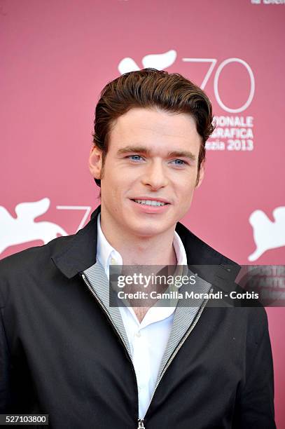 Richard Madden during the photocall of the film Une Promesse