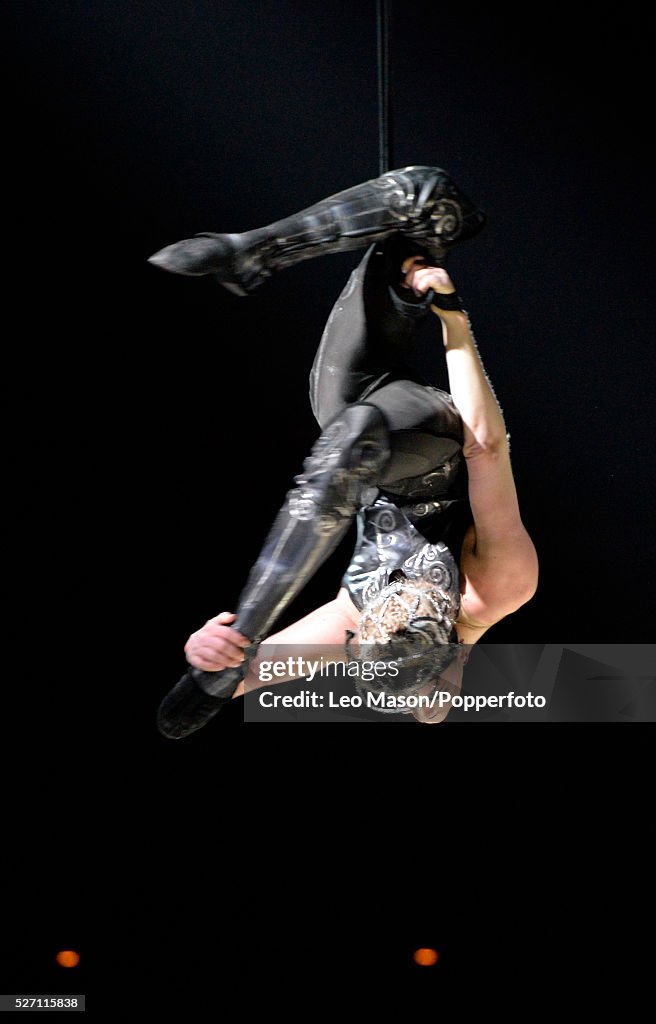 2016 Cirque Du Soleil performing AMALUNA at The Royal Albert Hall London UK