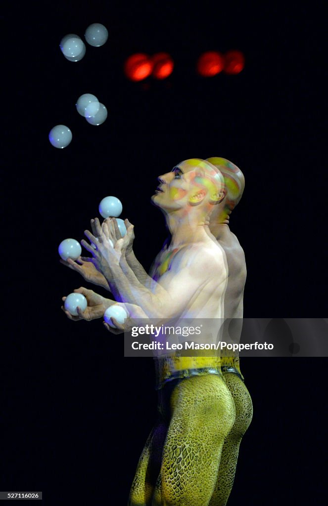 2016 Cirque Du Soleil performing AMALUNA at The Royal Albert Hall London UK