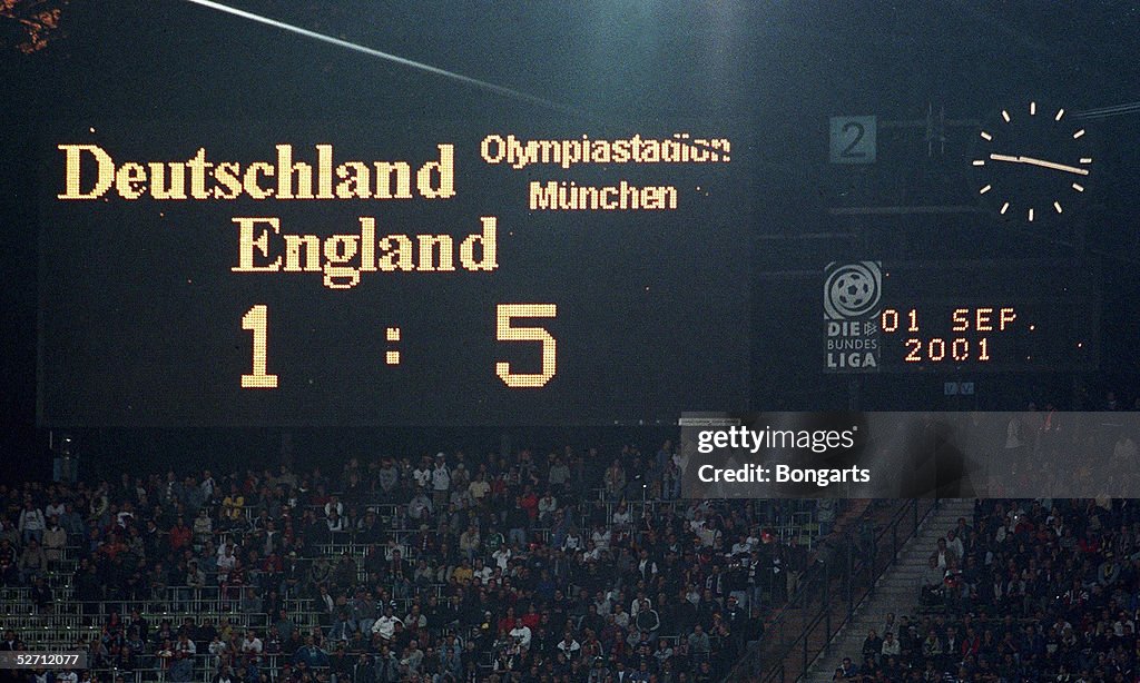 FUSSBALL: WM QUALIFIKATION 2001/GER - ENG 1:5