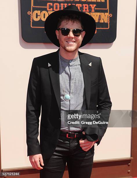 Singer Trent Harmon arrives at the 2016 American Country Countdown Awards at The Forum on May 1, 2016 in Inglewood, California.