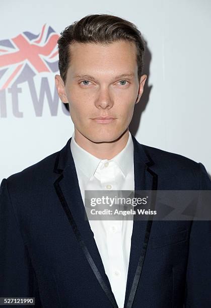 Actor Luke Baines attends BritWeek's 10th Anniversary VIP Reception & Gala at Fairmont Hotel on May 1, 2016 in Los Angeles, California.