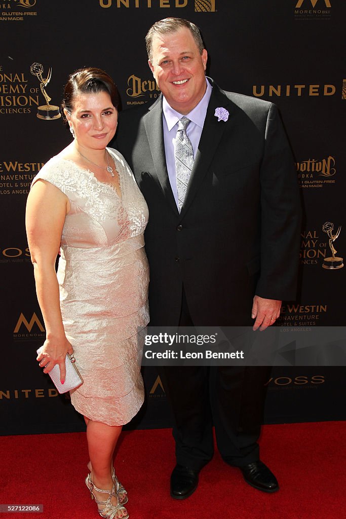 Actor Billy Gardell and Patty Gardell attends the 2016 Daytime Emmy