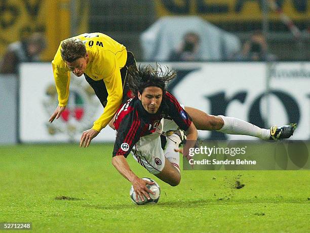 Viertelfinale, Dortmund; BORUSSIA DORTMUND - AC MAILAND; Christian WOERNS/DORTMUND, JOSE MARI/MAILAND