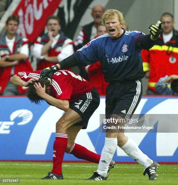 FUSSBALL 1. BUNDESLIGA 02/03: BAYER 04 LEVERKUSEN - FC BAYERN MUENCHEN FUSSBALL 1. BUNDESLIGA 02/03: BAYER 04 LEVERKUSEN - FC BAYERN MUENCHEN