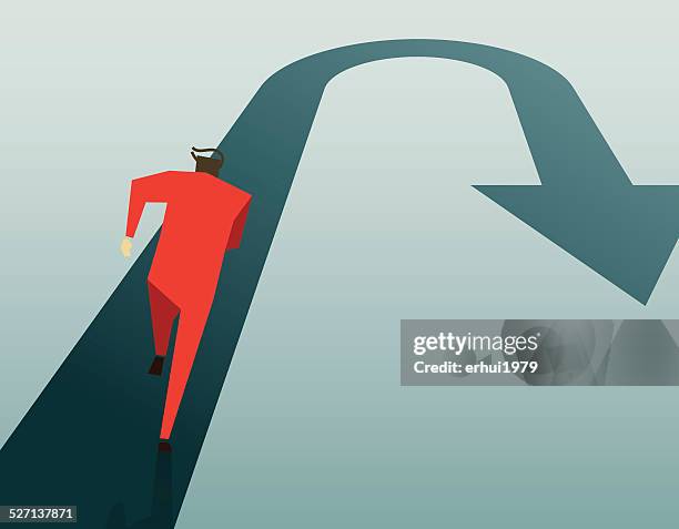 u turn, arrow, arrow sign, direction, returning,curve - stepping forward stock illustrations