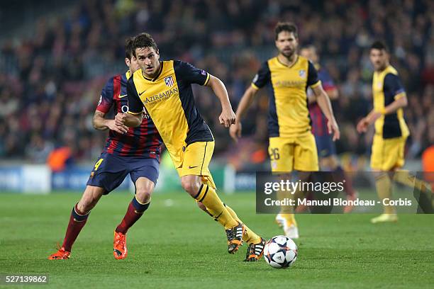 Koke of Club Atletico de Madrid during the UEFA Champions league Quarter Final first leg football match between FC Barcelona and Club Atletico de...