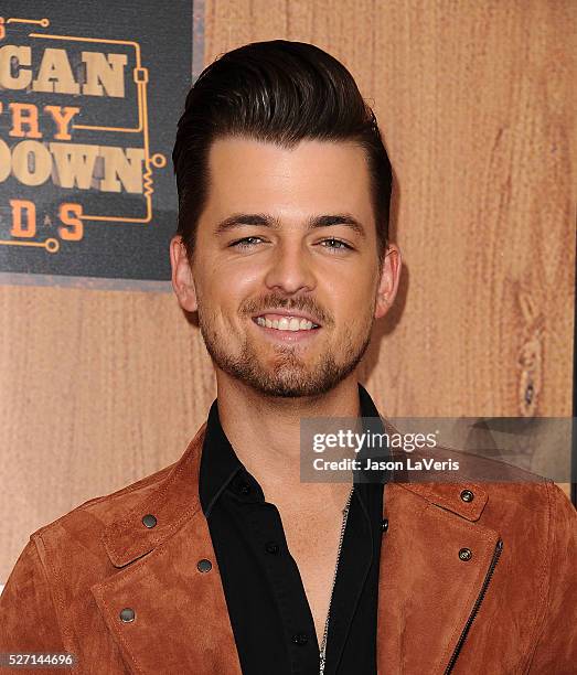 Singer Chase Bryant poses in the press room at the 2016 American Country Countdown Awards at The Forum on May 01, 2016 in Inglewood, California.