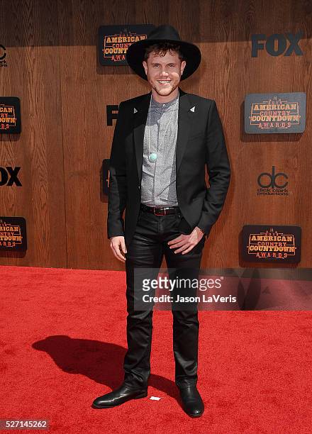 Singer Trent Harmon attends the 2016 American Country Countdown Awards at The Forum on May 01, 2016 in Inglewood, California.