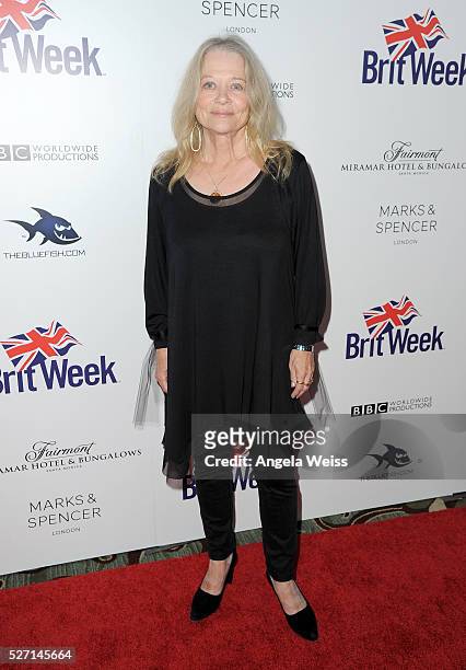 Actress Judy Geeson attends BritWeek's 10th Anniversary VIP Reception & Gala at Fairmont Hotel on May 1, 2016 in Los Angeles, California.