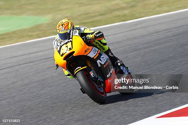 Aleix Espargaro of Spain and NGM Forward Racing rides during the GP Monster Energy de Catalunya Qualifying, which is round 7 of the MotoGP World...