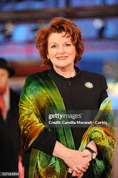 Actress Brenda Blethyn attends the premiere of "London River" during the 59th annual Berlin Film Festival.