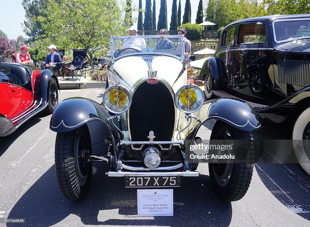 Concours d'Elegance classic automobile show in USA