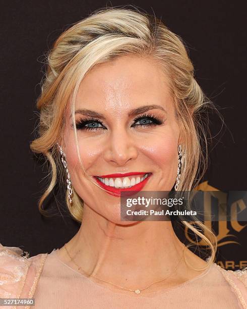 Actress Brooke Burns attends the 2016 Daytime Emmy Awards at The Westin Bonaventure Hotel on May 1, 2016 in Los Angeles, California.