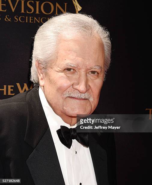 Actor John Aniston attends the 2016 Daytime Emmy Awards - Arrivals at Westin Bonaventure Hotel on May 1, 2016 in Los Angeles, California.