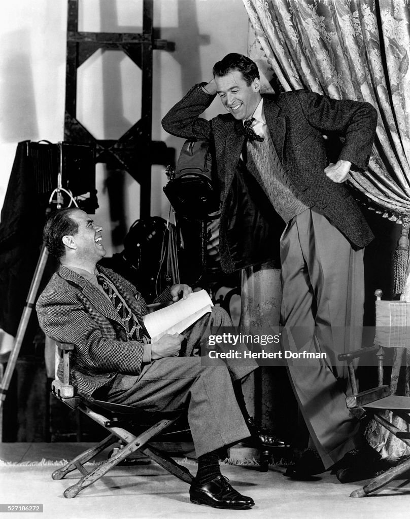 Frank Capra and James Stewart