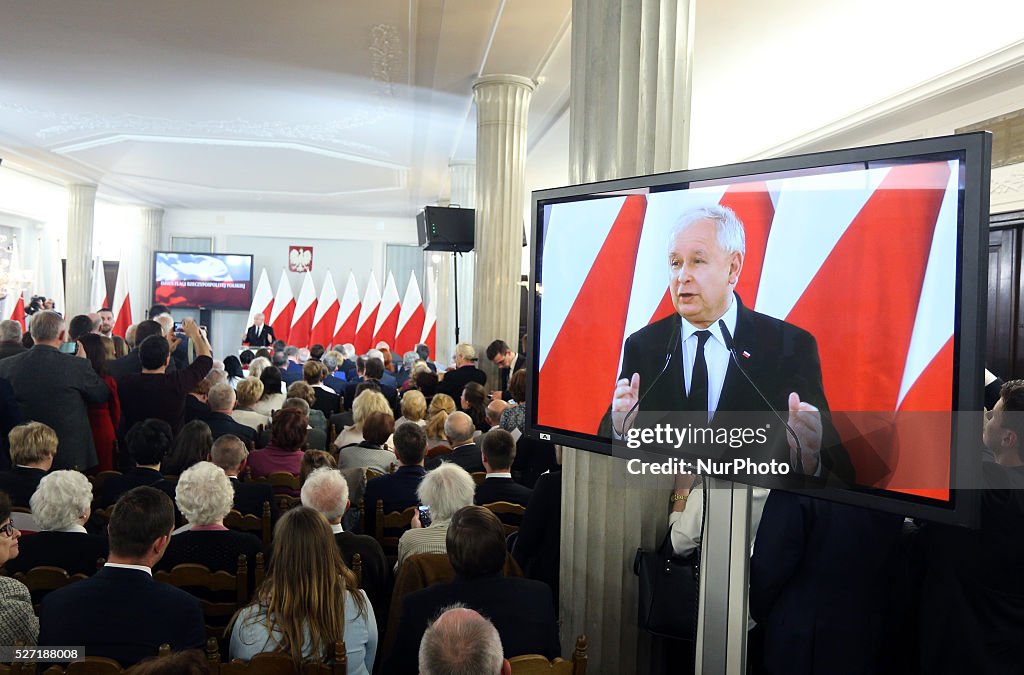 Jaroslaw Kaczynski speech in the Polish Parliament