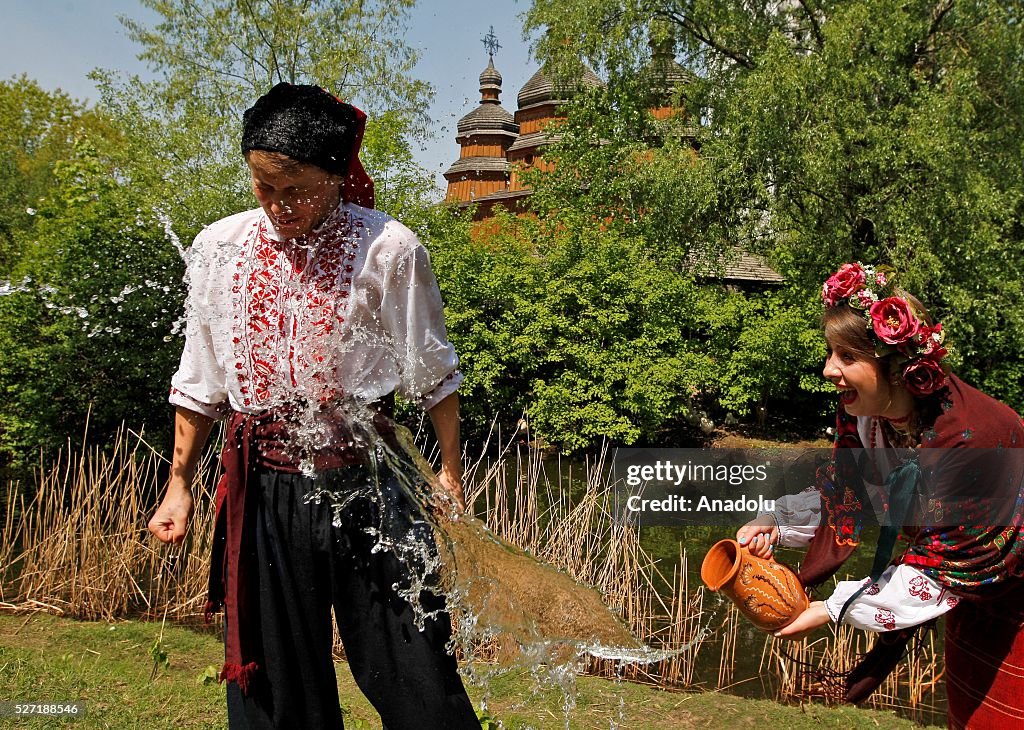 Easter Tradition of pouring water