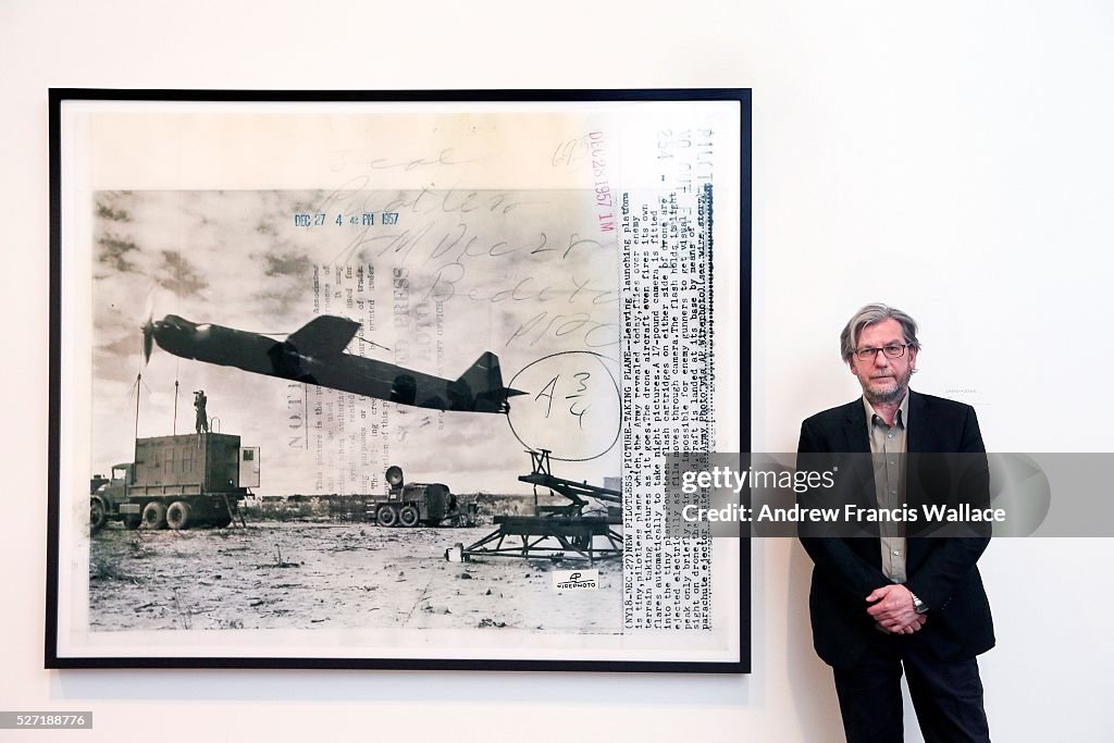Thomas Ruff Display TORONTO, ON - APRIL 27 - Thomas Ruff poses with his exhibit at The ...