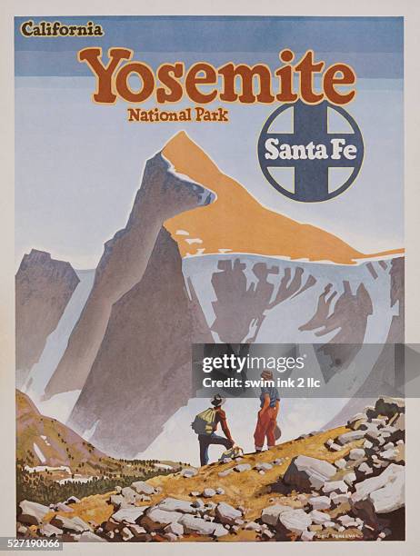 Yosemite National Park Poster by Don Perceval