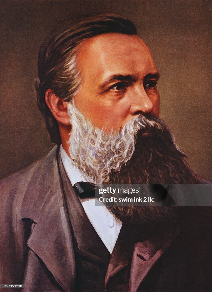 Portrait of Frederich Engels