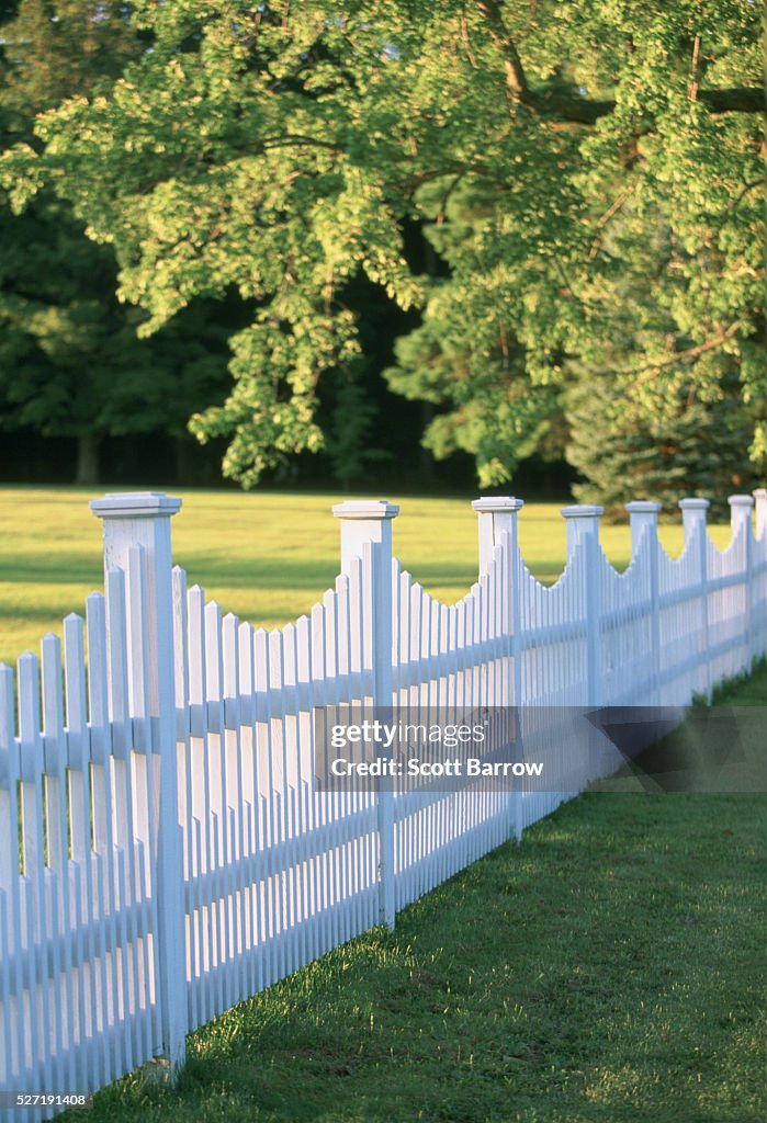 White picket fence