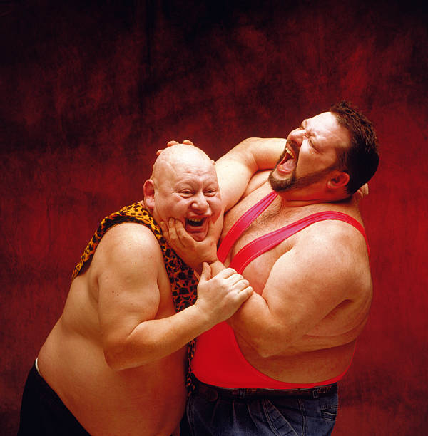 two wrestlers - プロレス ストックフォトと画像