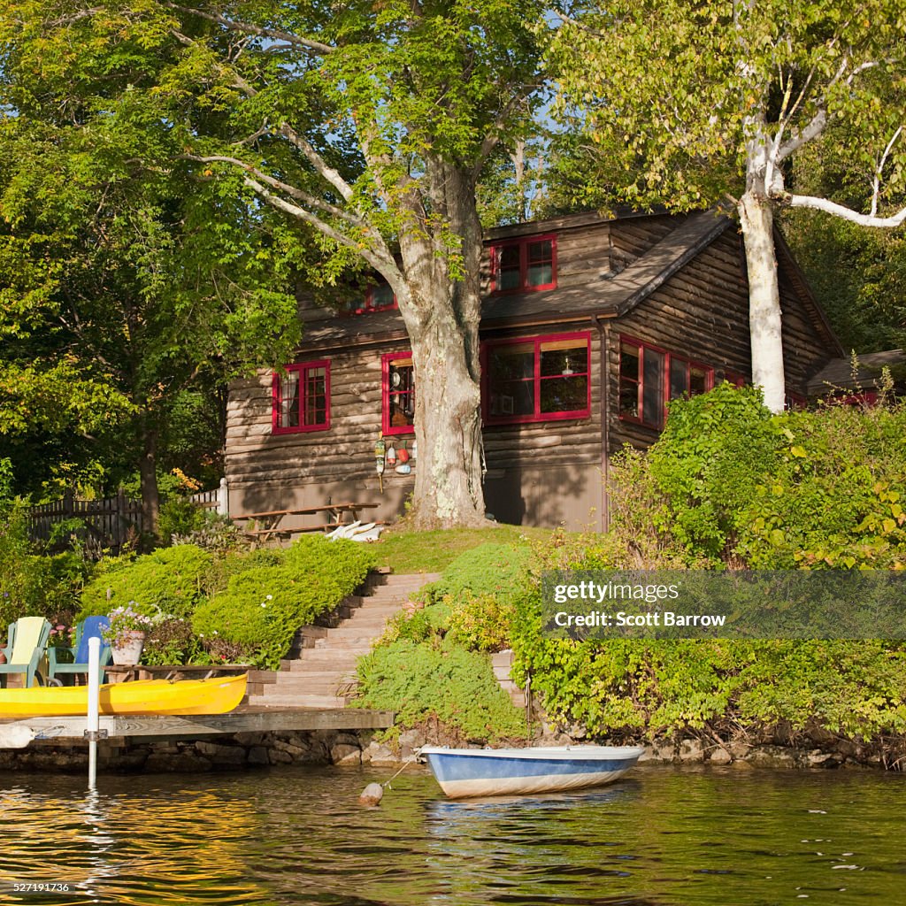 Summer getaway beside a lake