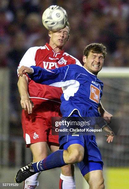 Koeln; 1. FC KOELN - 1. FC UNION BERLIN 7:0; Markus HAPPE/KOELN, Steffen BAUMGART/BERLIN