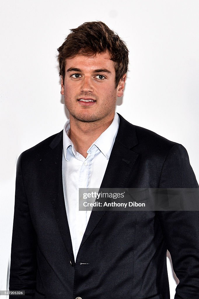 Hugo Boucheron during the French Olympic team's launch of their... News