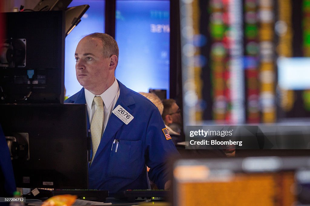 Trading On The Floor Of The NYSE As U.S. Stocks Advance While Commodities Slide, Emerging Assets Drop