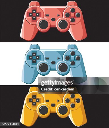 Colored joypad set Colored joypad set