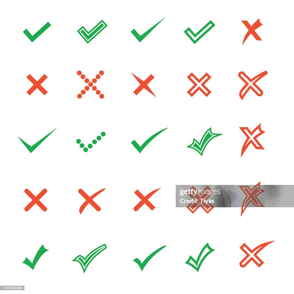 Verifique os ícones