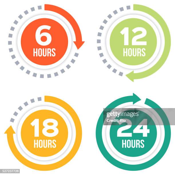 stockillustraties, clipart, cartoons en iconen met time elapsed arrow concepts - model beroep