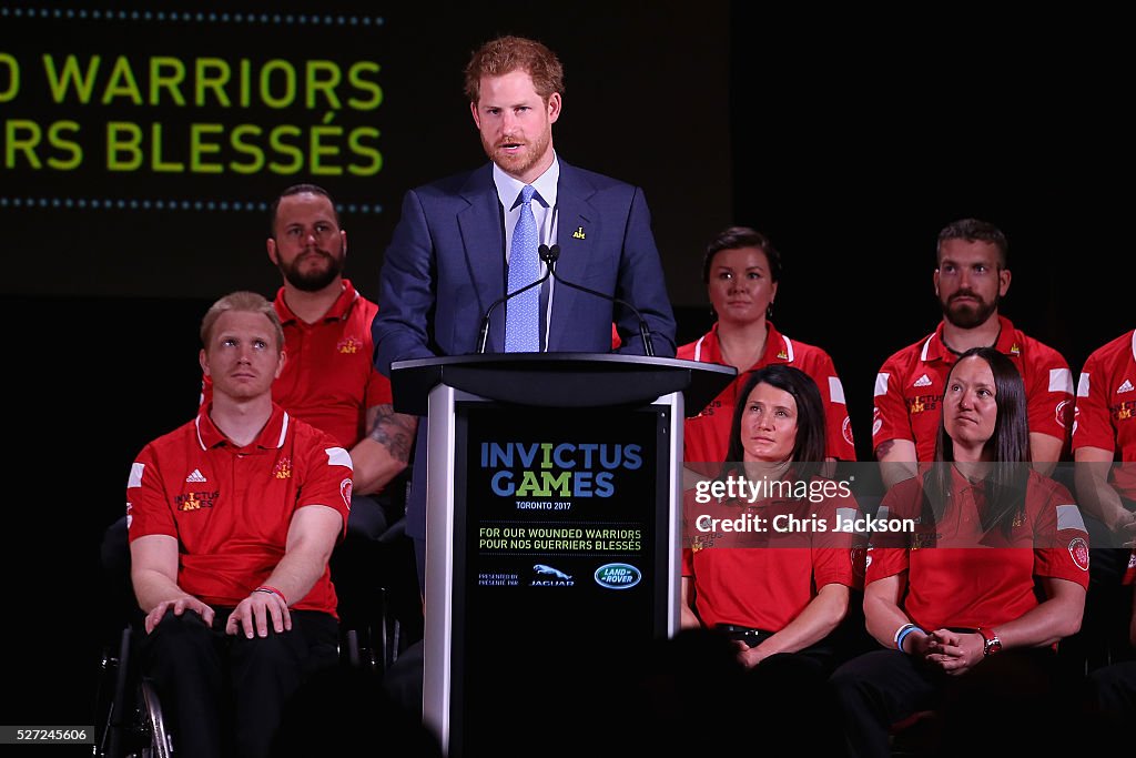 Prince Harry Launches The Invictus Games In Toronto