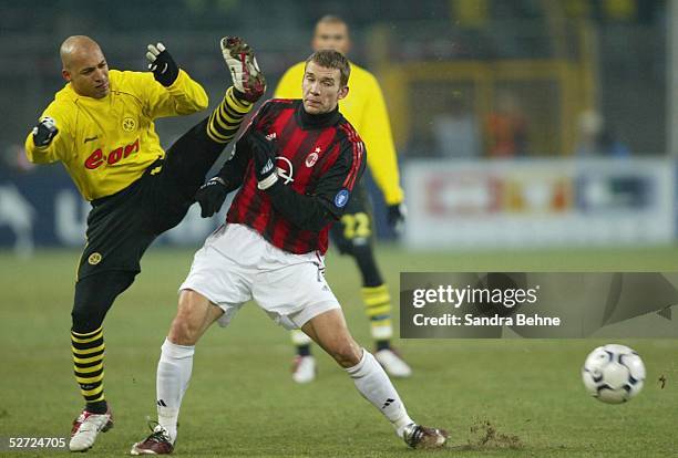 Dortmund; BORUSSIA DORTMUND - AC MAILAND; DEDE/Dortmund, Andrej SCHEWTSCHENKO/Mailand