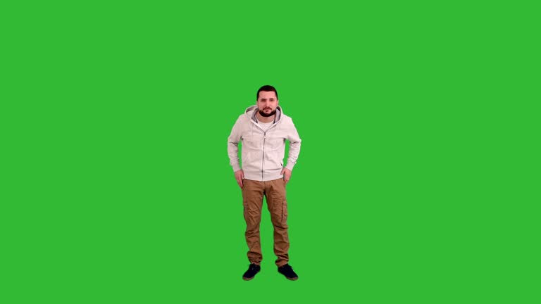 People Standing White Background Full Body Videos and HD Footage ...