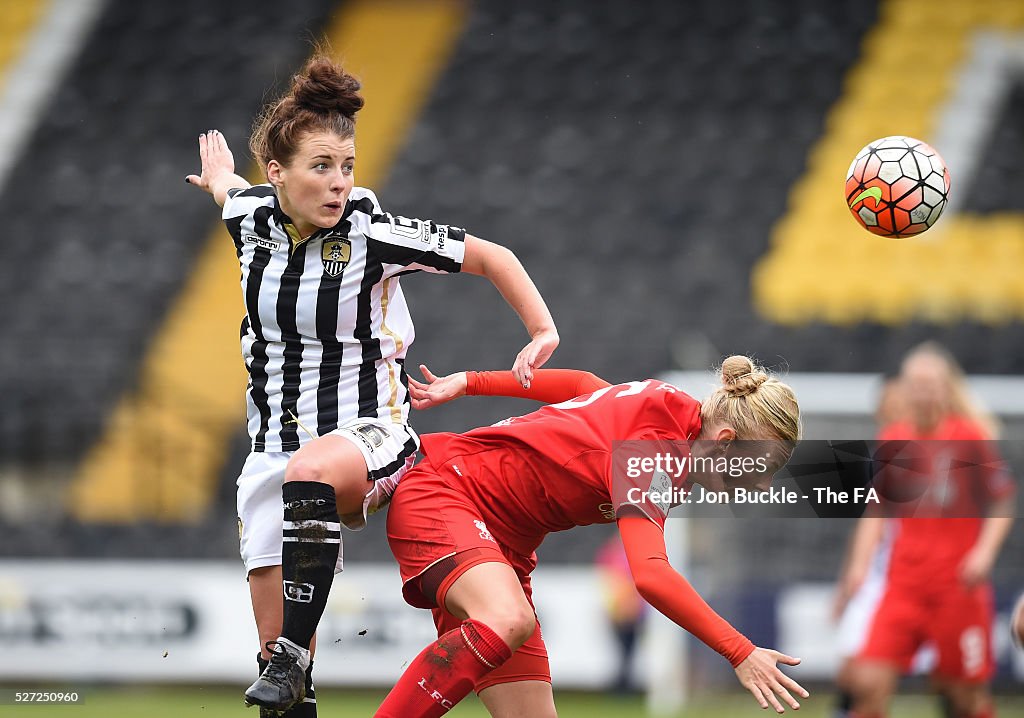 WSL 1: Notts County Ladies FC v Liverpool Ladies FC