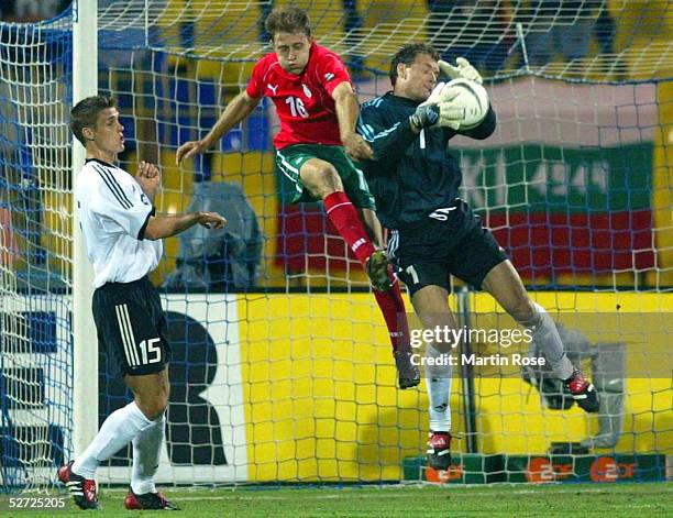 Sofia; BULGARIEN 2; Sebastian KEHL/GER, Vladimir MANCHE/BGR, TORWART Jens LEHMANN/GER